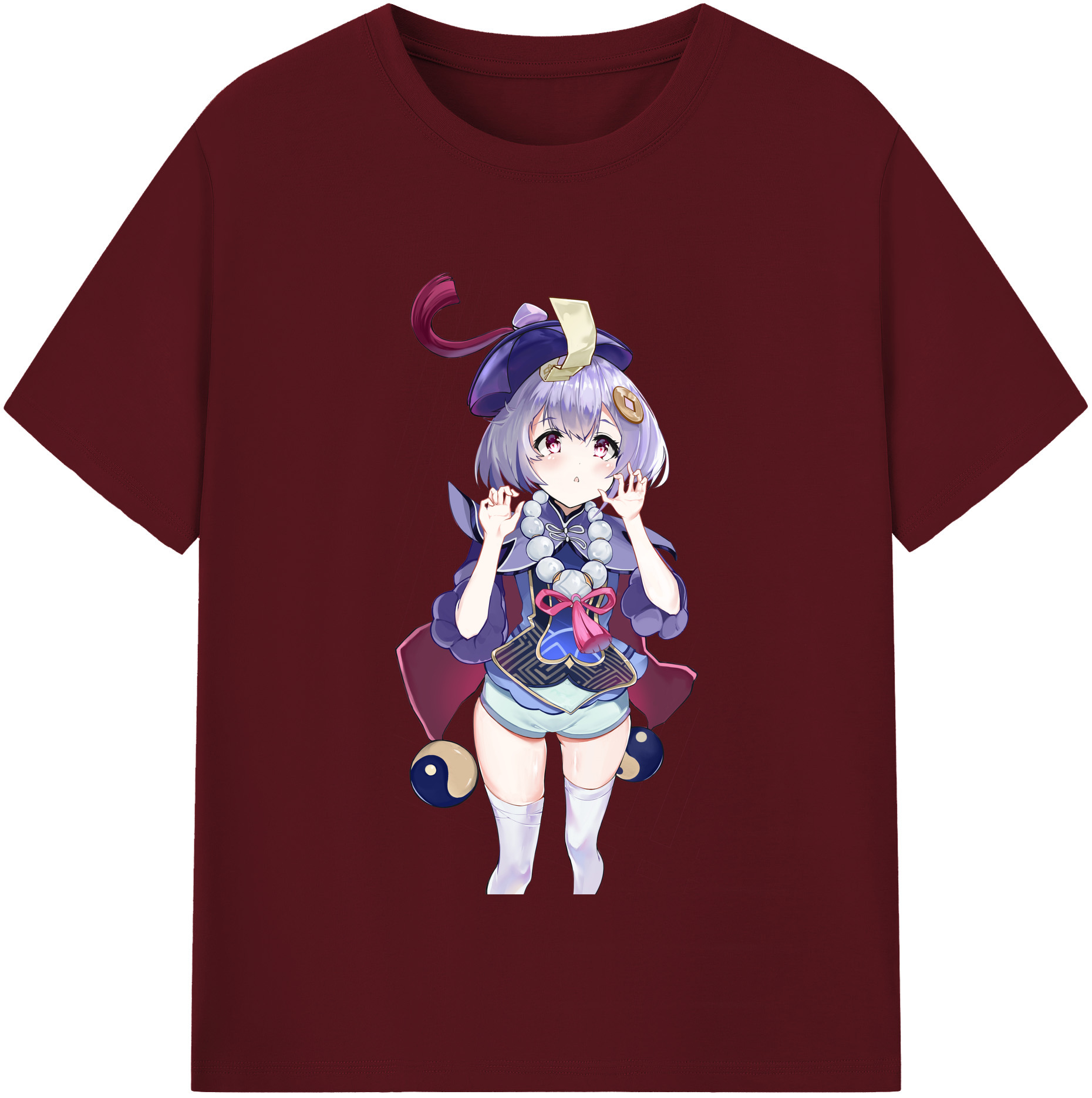 げんし神 七七 なな  genshin Nana 綿100％半袖Tシャツ（フロントプリント）